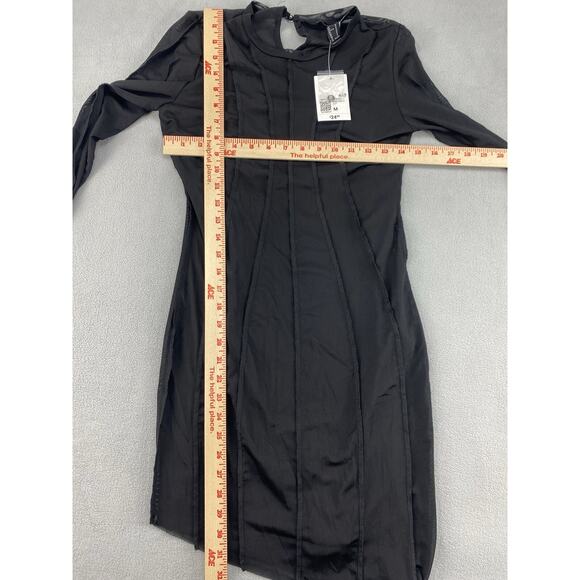 Forever 21 Mesh Bodycon Mini Dress Black Women’s Medium NWT - Picture 16 of 16